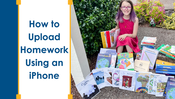 How to upload homework using an iphone