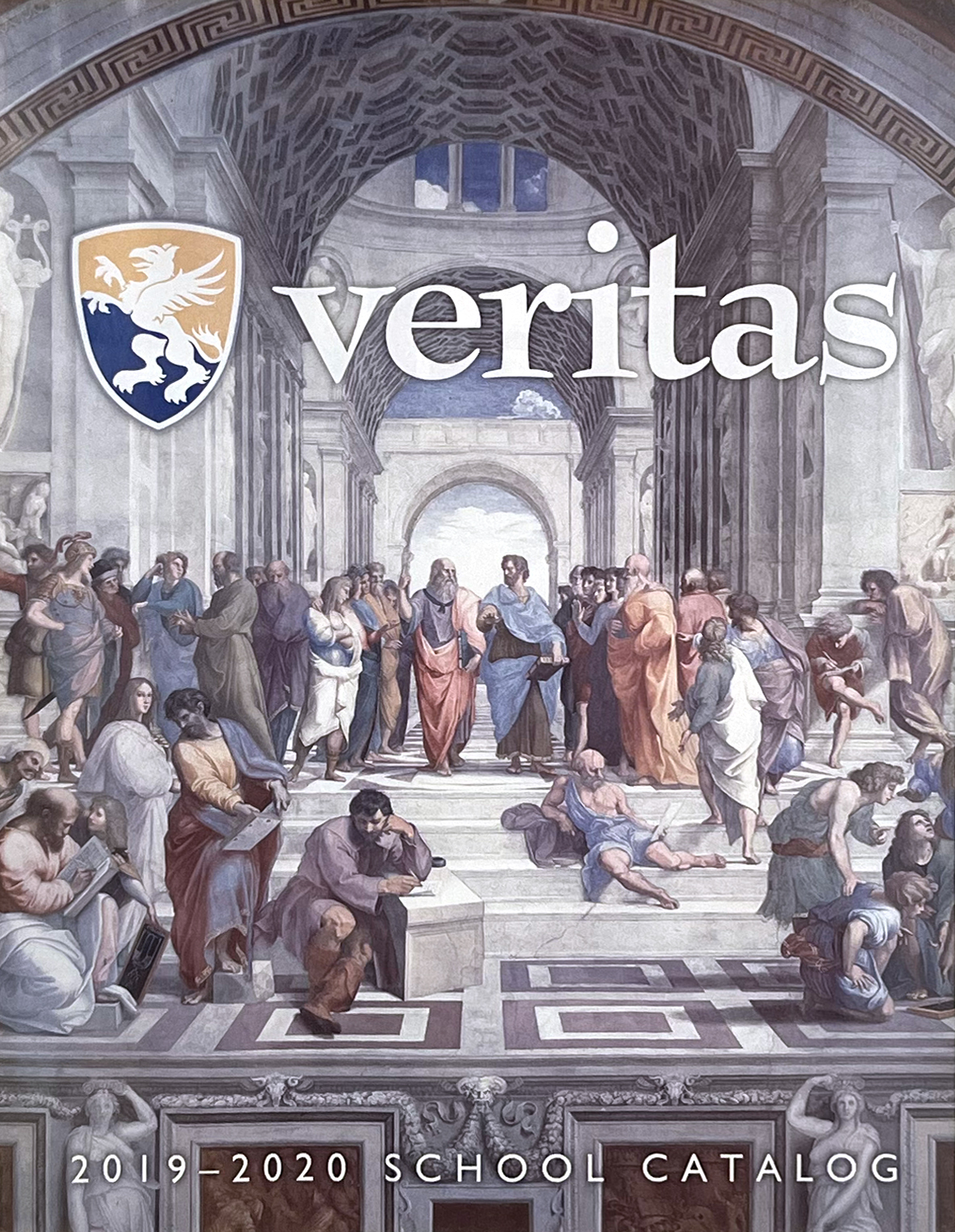 The 2019–2020 Veritas Press school catalog.