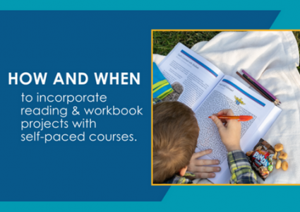 How and when do you incorporate reading and projects with self-paced courses?