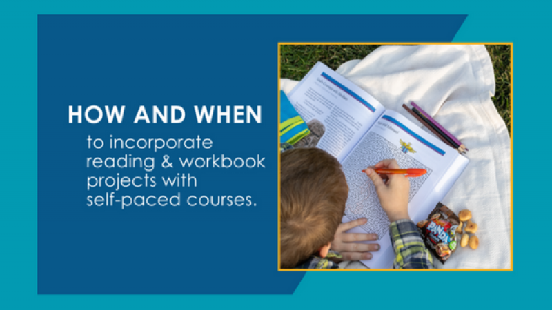 How and when do you incorporate reading and projects with self-paced courses?