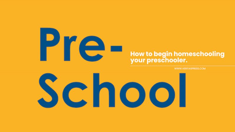 How to Homeschool with a Pre-schooler