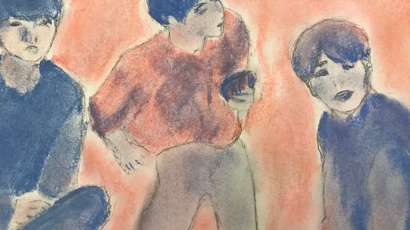 From the Classroom: Pastel of Human Figures