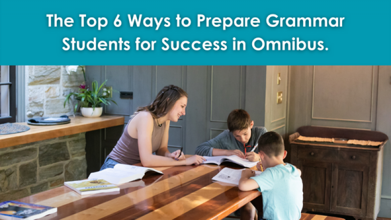 The Top 6 Ways to Prepare Grammar Students for Success in Omnibus.