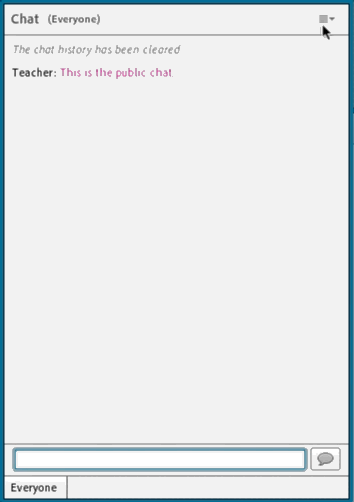 Starting a private chat