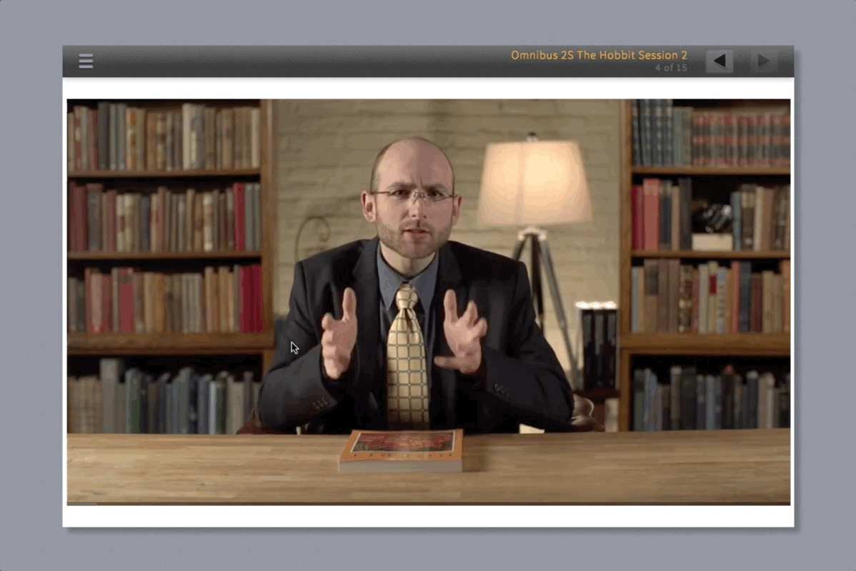 The Veritas Bible and Omnibus self-paced player